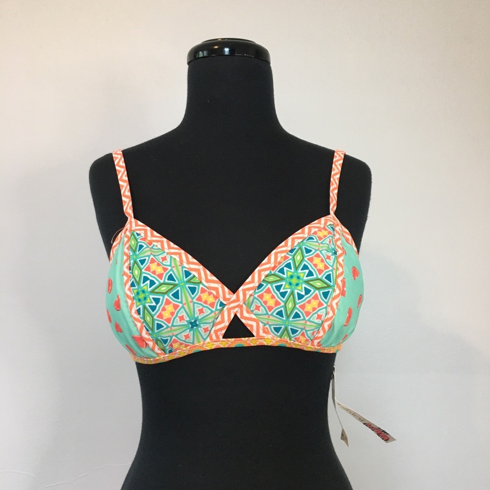 NWT Bikini Lab Someday My Prints Will Come Top, M